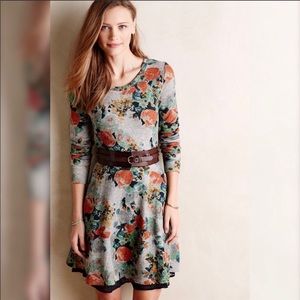 Floral Sweatshirt Dress - ANTHROPOLOGIE
